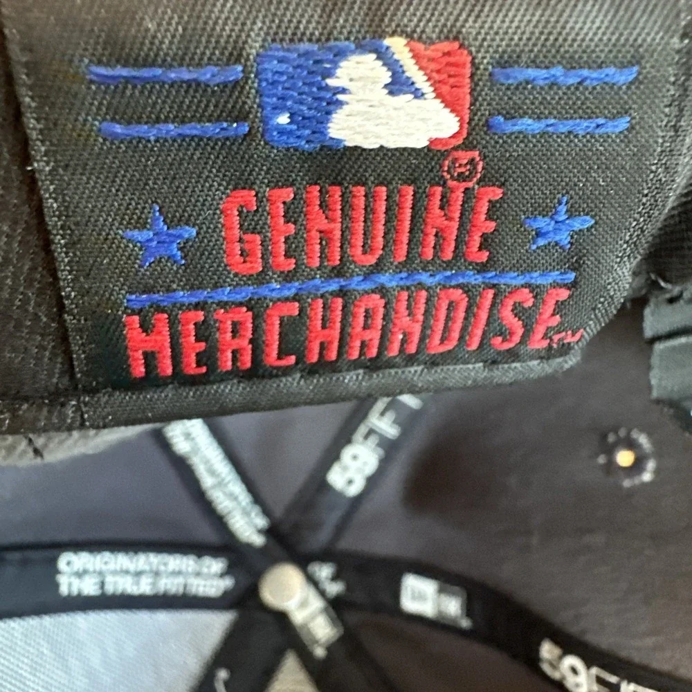 New Era‎ 59Fifty San Diego Padres Fitted Hat Size 7 Gray Blue Baseball Friar